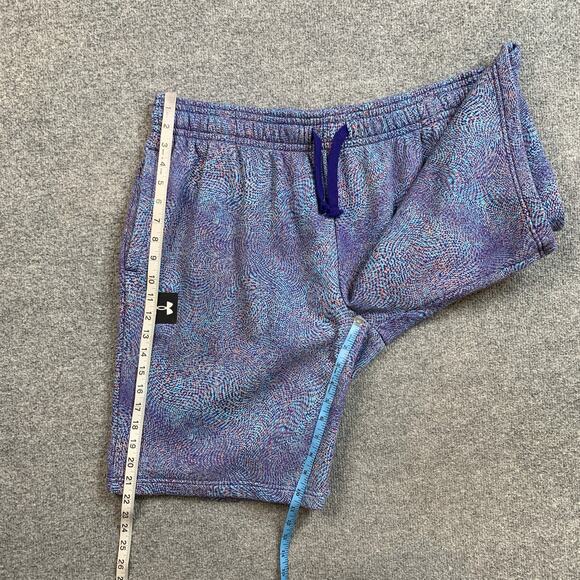 Under Armour Shorts Mens XL Extra Large Multi Rival Fleece Printed Cotton Blend - Picture 3 of 10